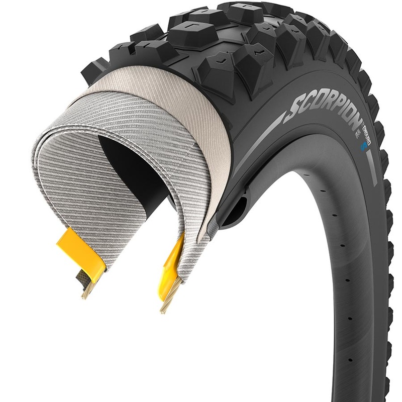 Pirelli Scorpion Enduro S Tire – 29 x 2.4 Tubeless Folding BLK HardWall SmartGrip Gravity