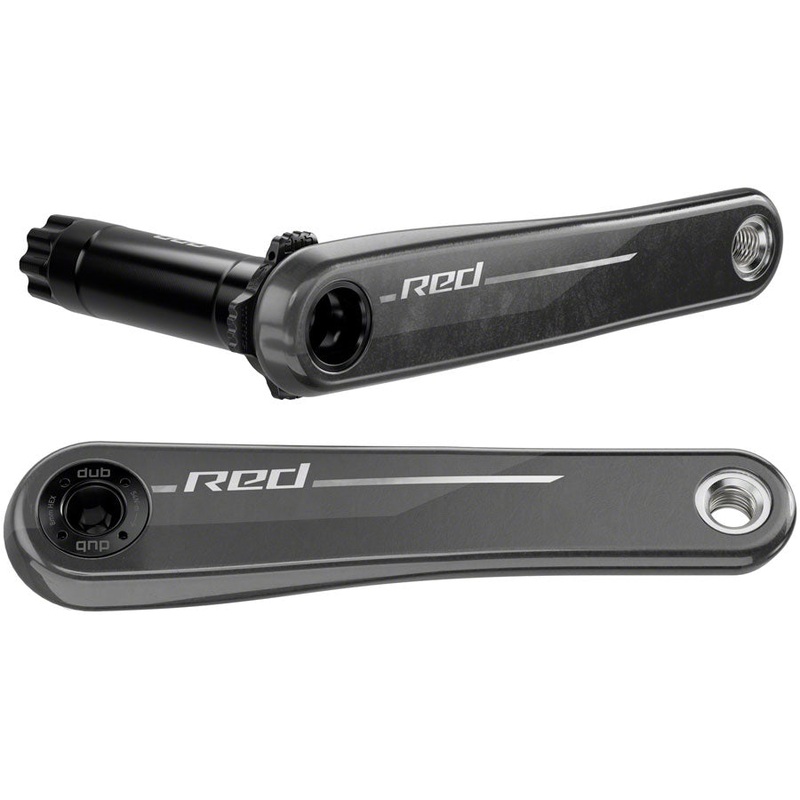 SRAM RED 1x XPLR Wide Crank Arm Assembly – 167.5mm 13-Speed 8-Bolt Direct Mount DUB Spindle Natural Carbon E1