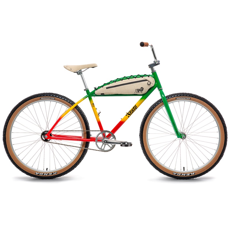 State Bicycle Co. x Bob Marley – Klunker + Hemp Bag Combo