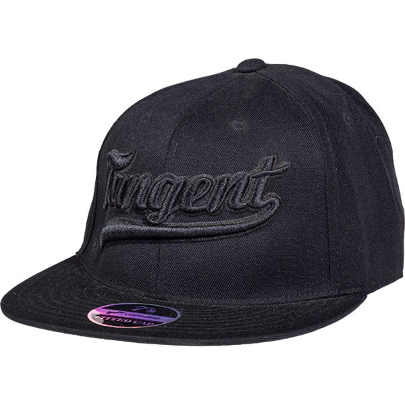 Tangent Snapback Hat-Black/Black