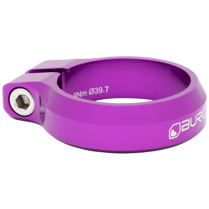 Burgtec Seat Clamp – 39.7mm Diameter – Purple Rain
