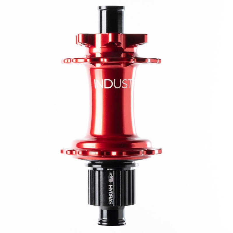 Industry Nine Hydra 2 Classic Rear Hub – 12 x 148mm 6-Bolt Micro Spline Red 28H