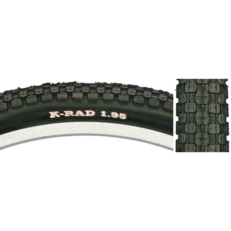 20×1.95 Kenda K-Rad BMX tire – Black