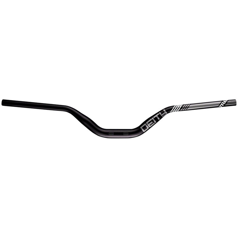 DEITY Highside 760 Handlebar: 80mm Rise, 760mm Width, 31.8 Clamp, Black w/ Stealth