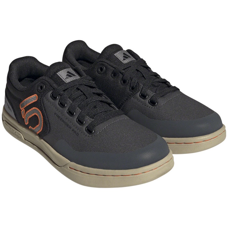 Five Ten Freerider Pro Canvas Flat Shoes – Womens Gray Six/Gray Four/Impact Orange 8