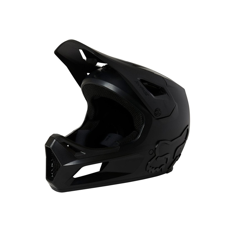 Fox Racing Rampage Full Face Helmet – Black-Black