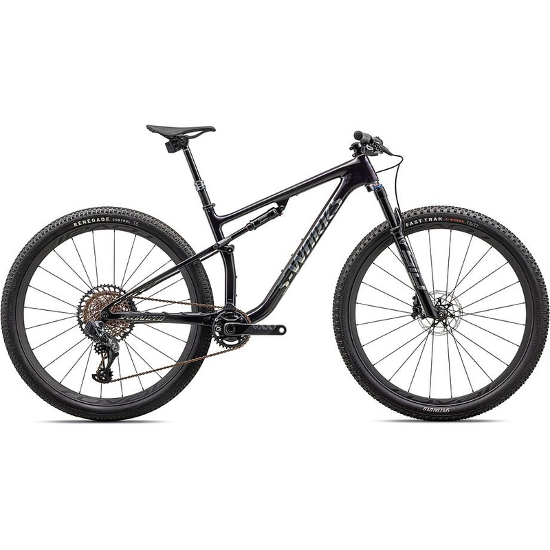 2023 Specialized epic S-Works bike gloss purple tint fades over carbon / chrome xl