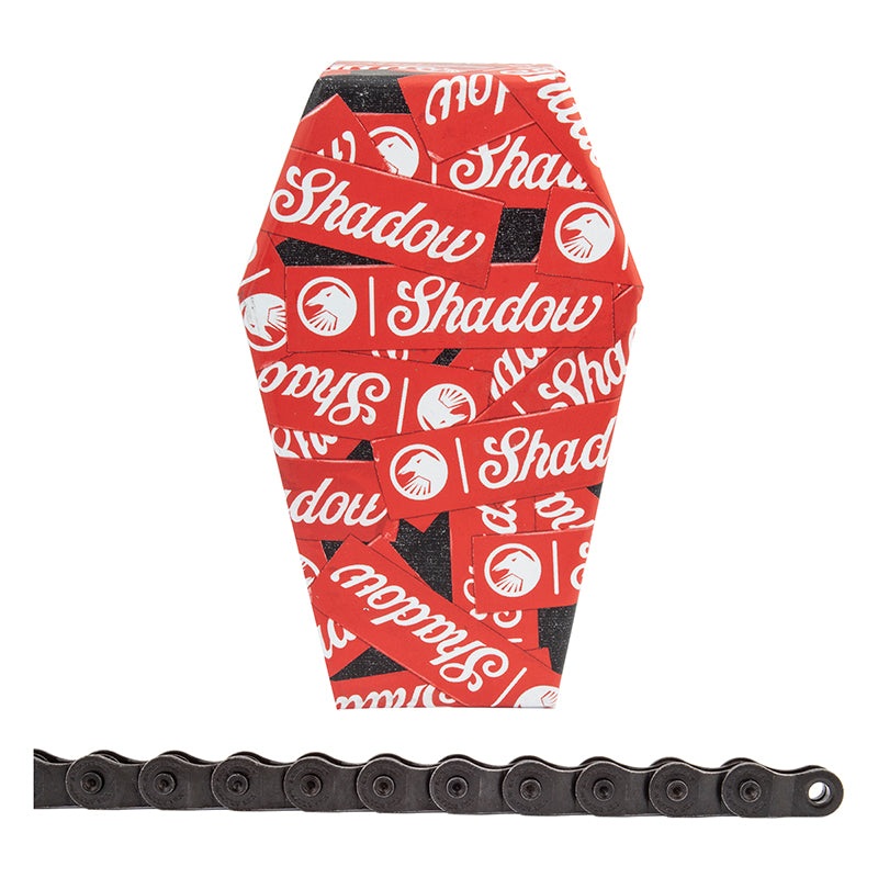 The Shadow Conspiracy Interlock V2 Chain – Single Speed 1/2″ x 1/8″ 98 Links Half Link Chain BLK