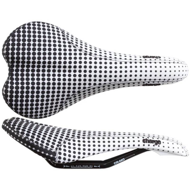 Bike Saddle Charge Bikes Spoon , CrMo, Dot Fade