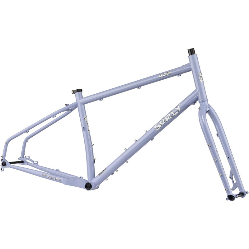 Surly Grappler Frameset – 27.5″ Steel Purple Dust Bunny Large
