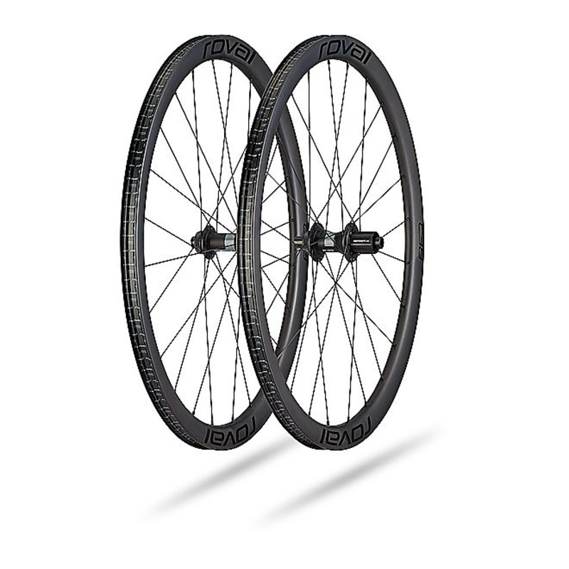 2023 Specialized C 38 DISC WHEELSET SATIN CARBON/BLK Satin Carbon/Black WHEELSET
