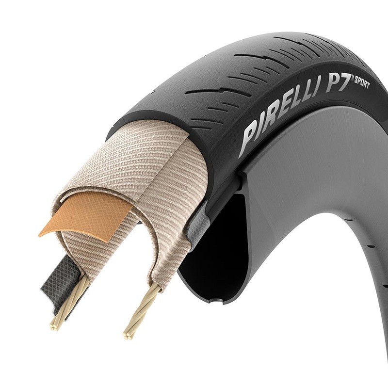Pirelli P7 Sport Tire – 700 x 26 Clincher Folding Black