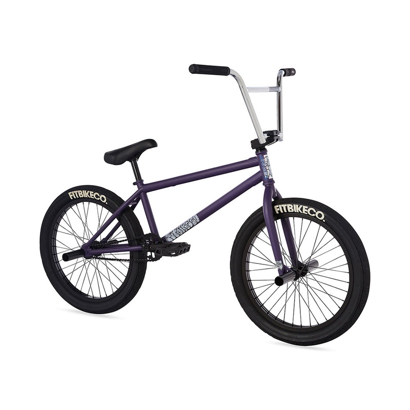 Fit 2023 STR LG 20.75″TT BMX Freestyle Bike-Matte Purple