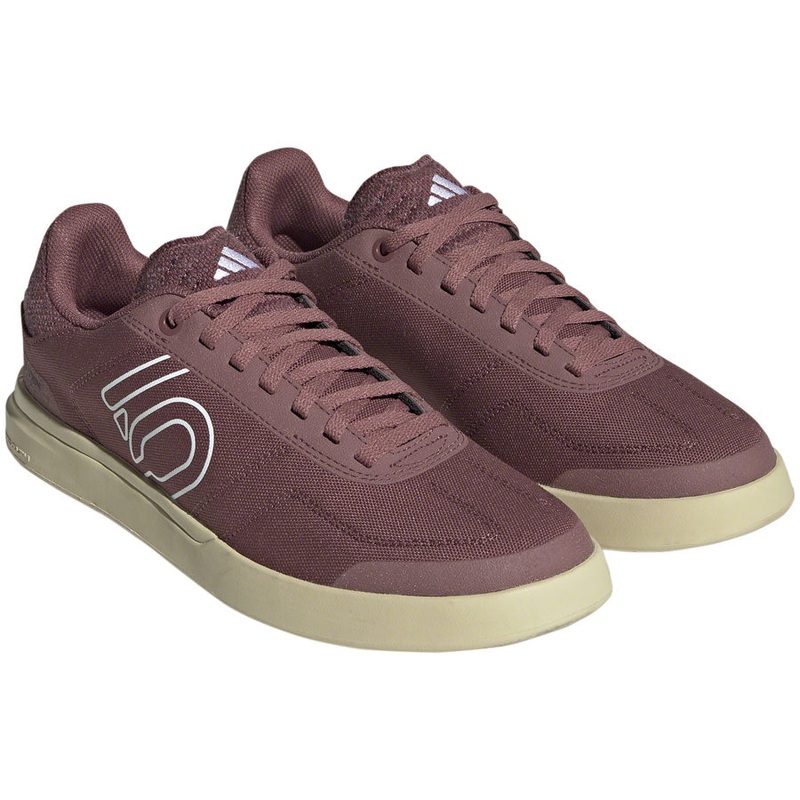 Five Ten Sleuth Deluxe Canvas Flat Shoes – Womens Quiet Crimson/Ftwr White/Core BLK 9