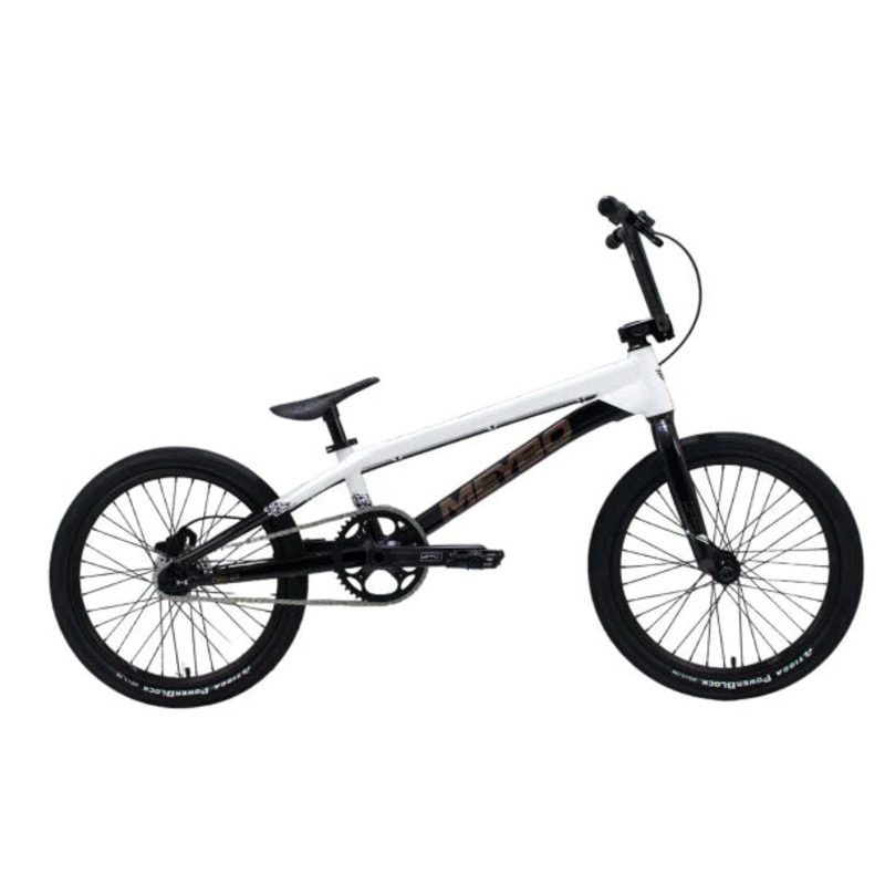 Meybo Superclass Complete Race Bike – Black / White / Gold – Pro 22