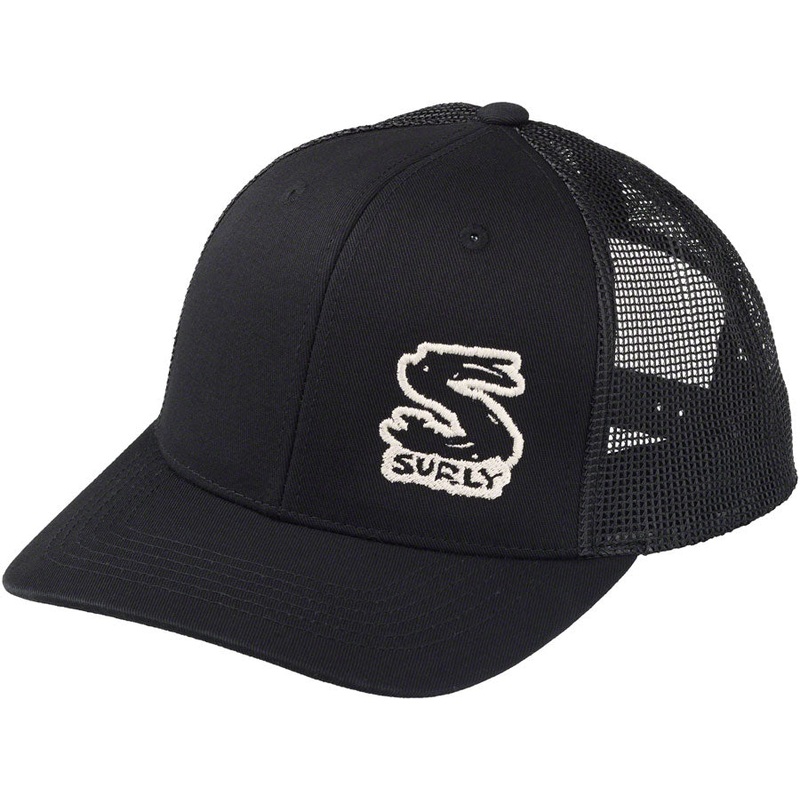 Surly Logo Snap Back Hat – Black One Size