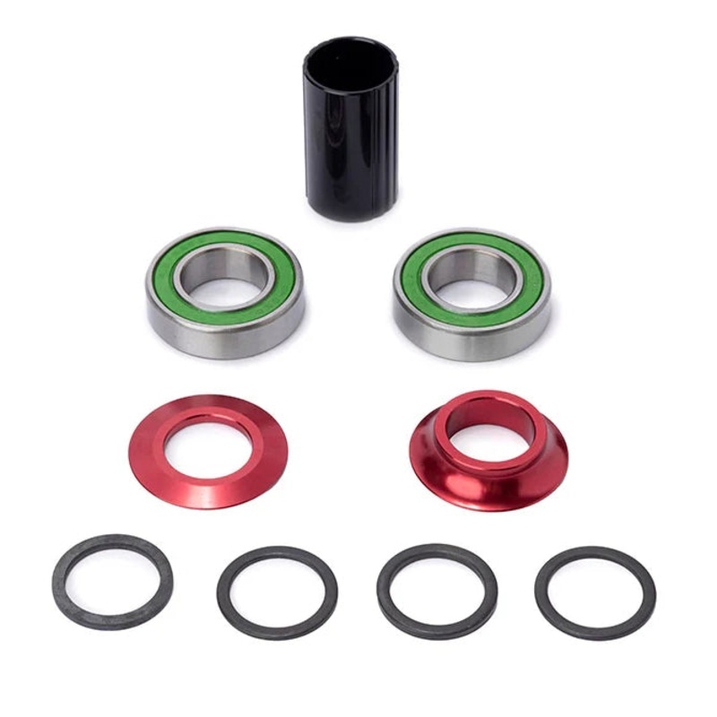 Theory 19mm Mid BMX Bottom Bracket Kit – Red