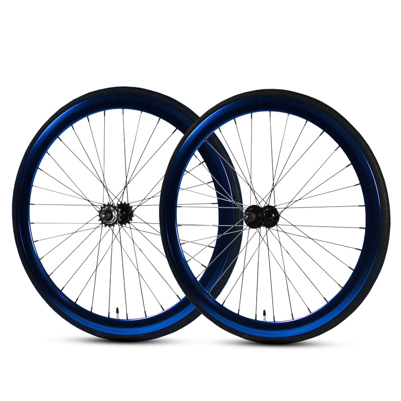 700c Wheelset – Anodized Blue