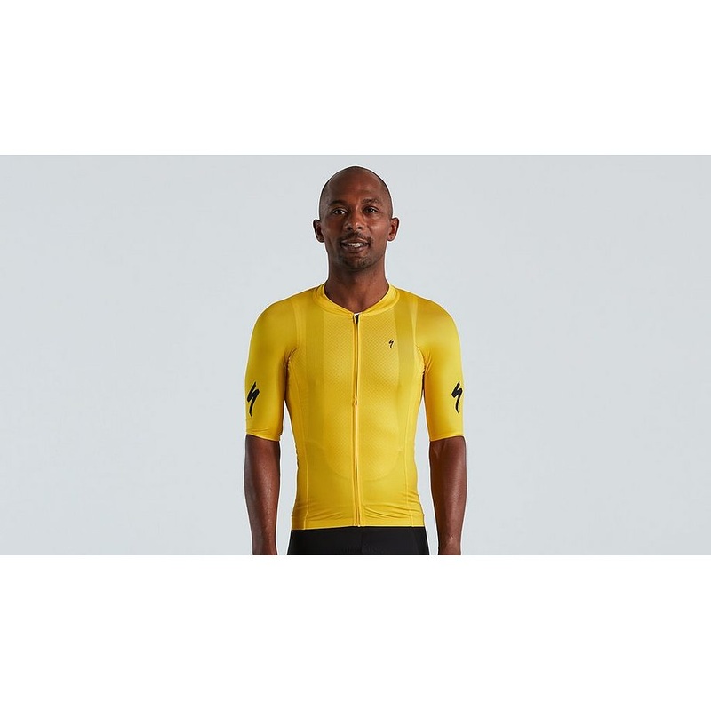Specialized sl r logo jersey ss men golden yellow m