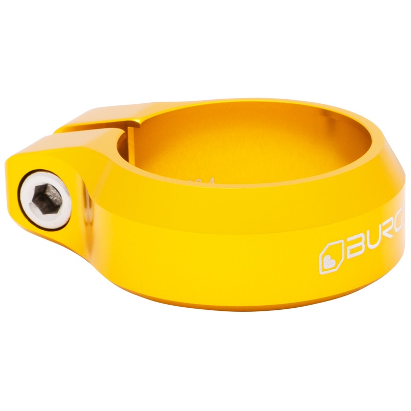 Burgtec Seat Clamp – 36.4mm Diameter – Burgtec Bullion Gold