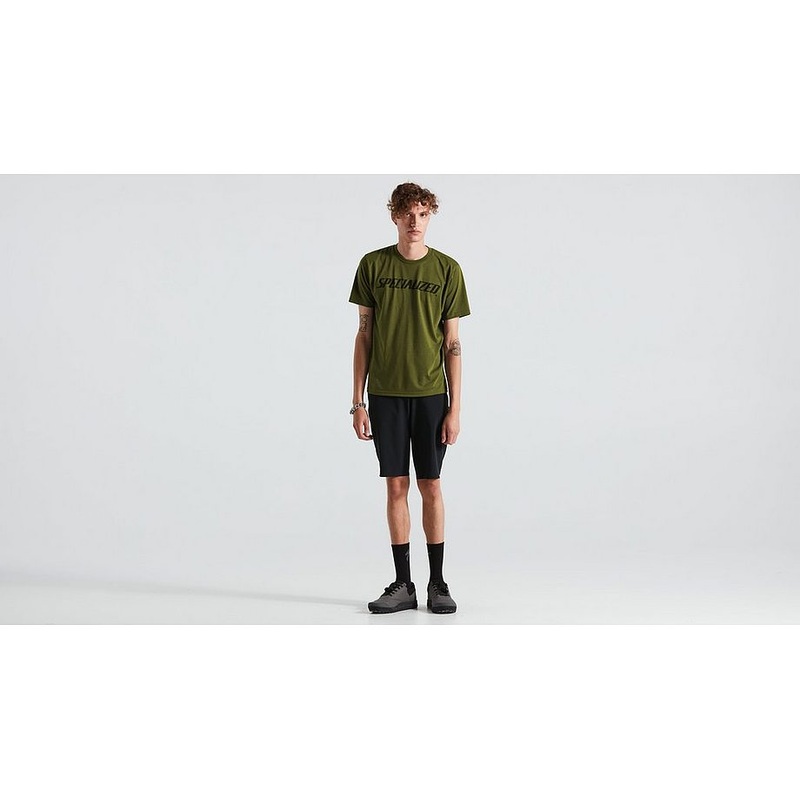 Specialized wordmark tee ss men olive green m