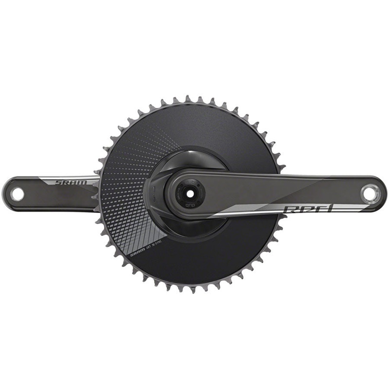 SRAM RED 1 AXS Crankset – 165mm 12-Speed 48t Direct Mount DUB Spindle Interface Natural Carbon D1
