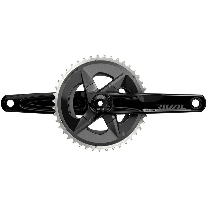 SRAM Rival AXS Wide Crankset – 160mm, 12-Speed, 43/30t, 94 BCD, DUB Spindle Interface, Black, D1