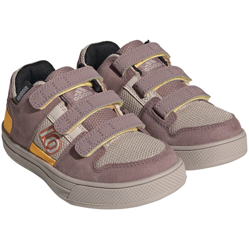 Five Ten Freerider VCS Flat Shoes – Kids Wonder Taupe/Gray One/Solar Gold 4