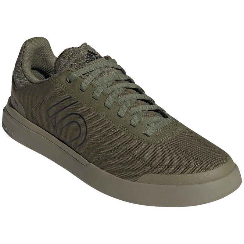 Five Ten Sleuth DLX Canvas Flat Shoes – Mens Focus Olive/Core BLK/Pulse Lime 6