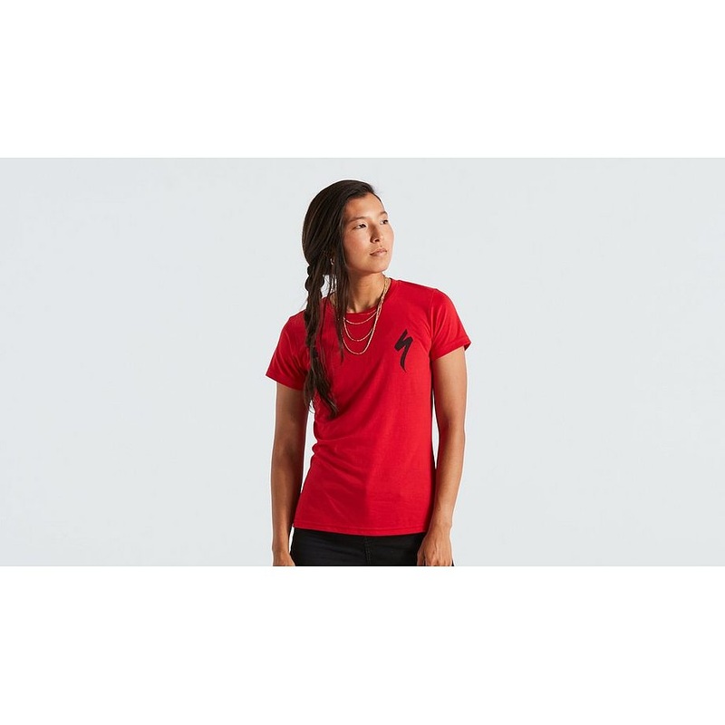 Specialized s-logo tee ss wmn flo red xl