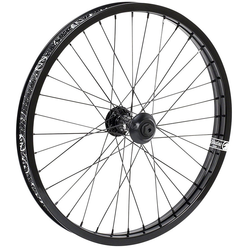 The Shadow Conspiracy Symbol Front Wheel – 20″, 3/8″ x 100mm, Black