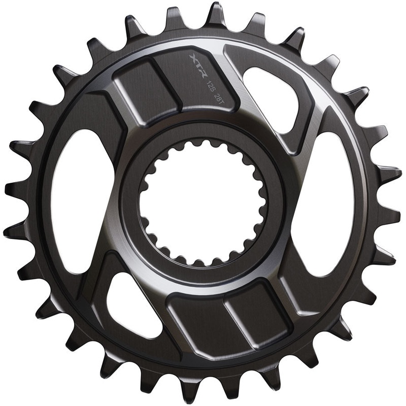 Shimano XTR SM-CRM96 1x Direct Mount Chainring – 28t, Shimano Direct Mount, For 12-Speed HG+ Chain, Fits M9200 and M9220