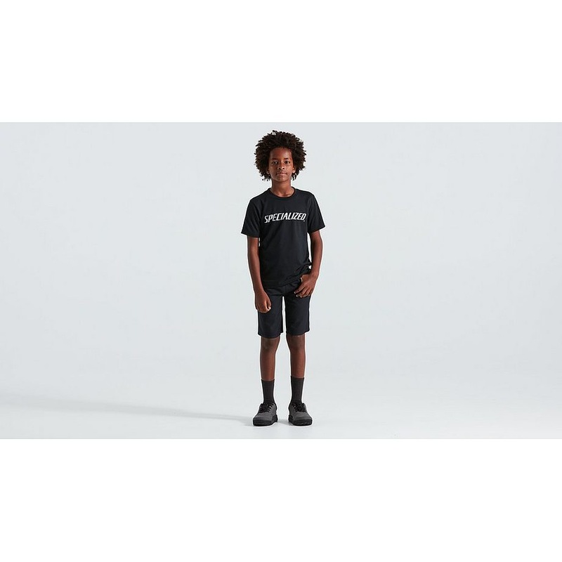 Specialized wordmark tee ss yth black lg