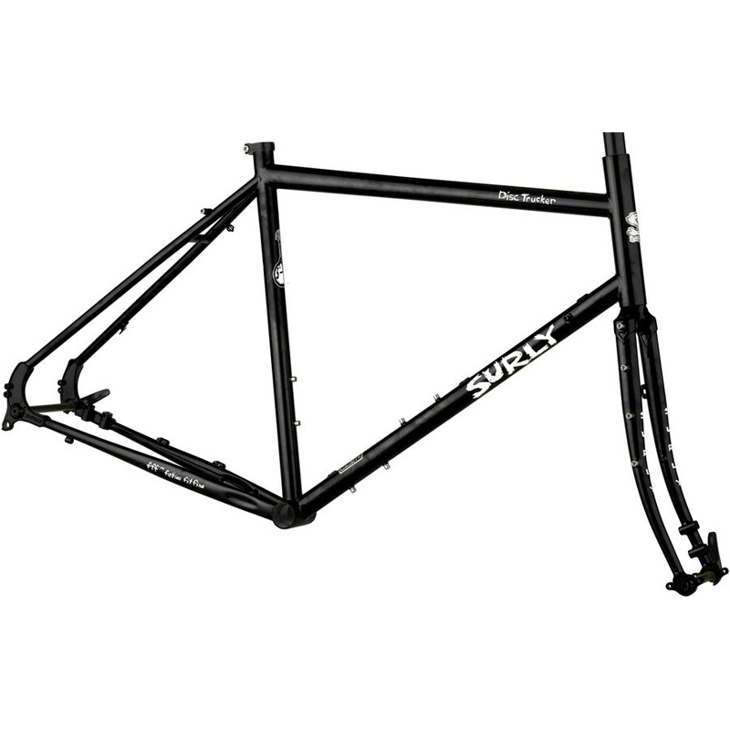 Surly Disc Trucker Frameset – 26″ Steel Hi-Viz Black 52cm
