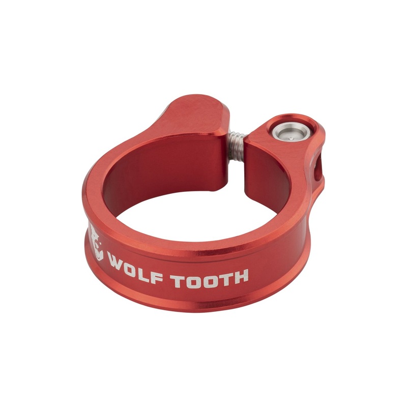 Wolf Tooth Seatpost Clamp – 31.8mm Bolt-On Red