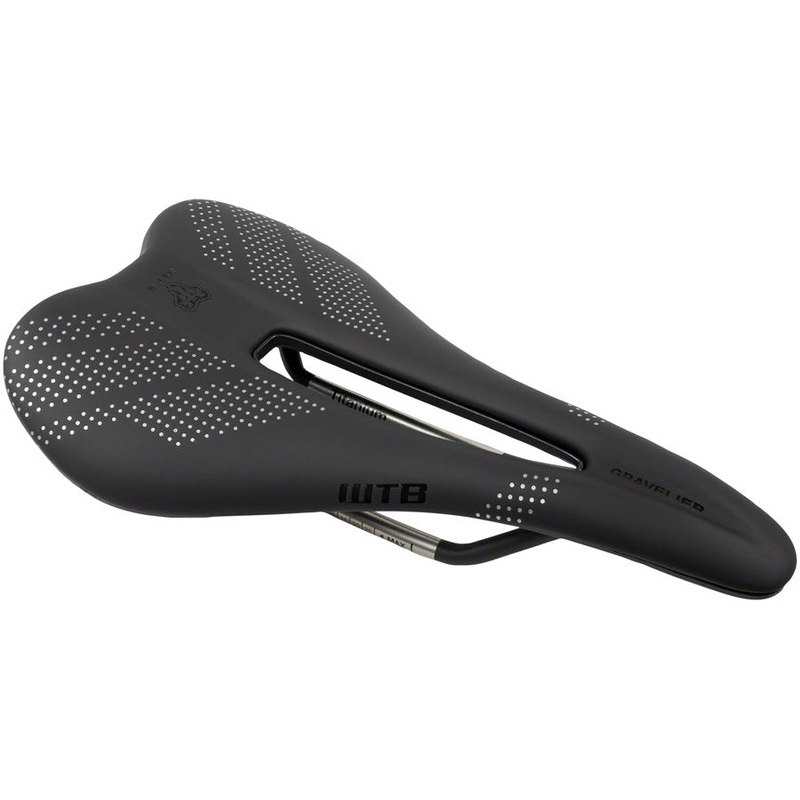 WTB Gravelier Saddle – Black, Titanium