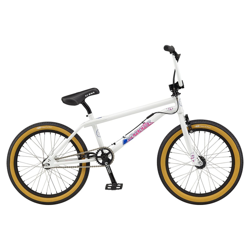 GT Pro Performer Heritage 20.75″TT BMX Bike-Speed White