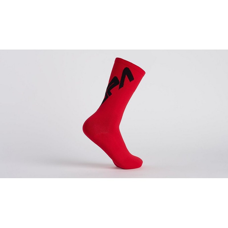 Specialized tagged sock black/red m