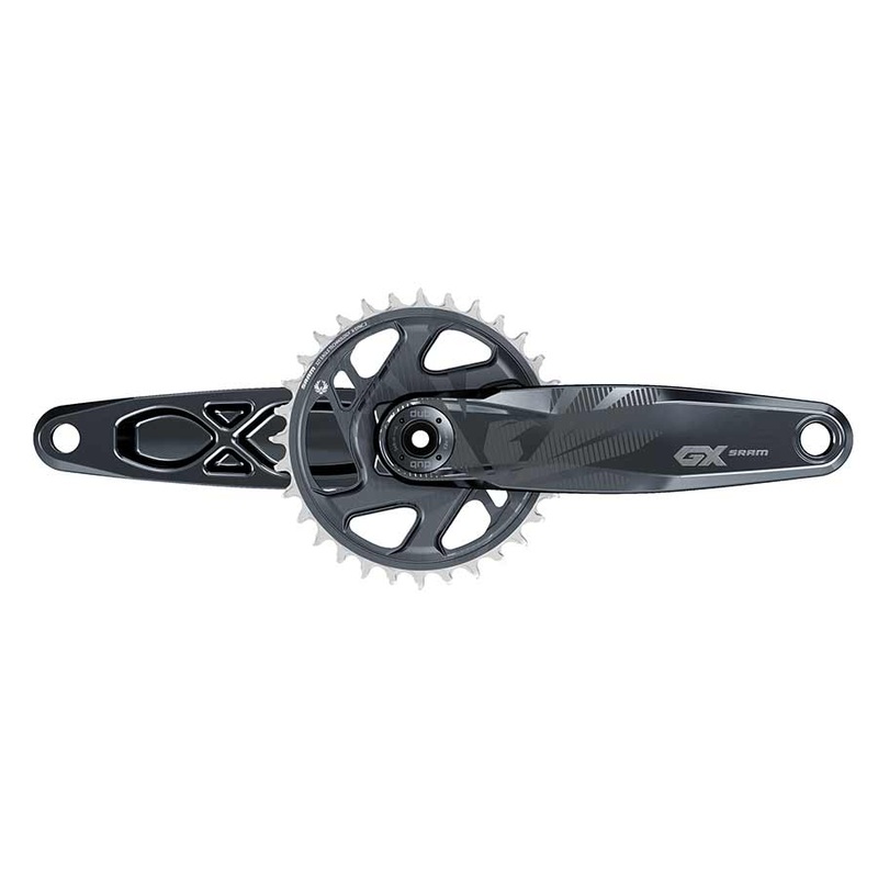 SRAM GX Eagle Boost Crankset – 165mm 12-Speed 32t Direct Mount DUB Spindle Interface Lunar 55mm Chainline