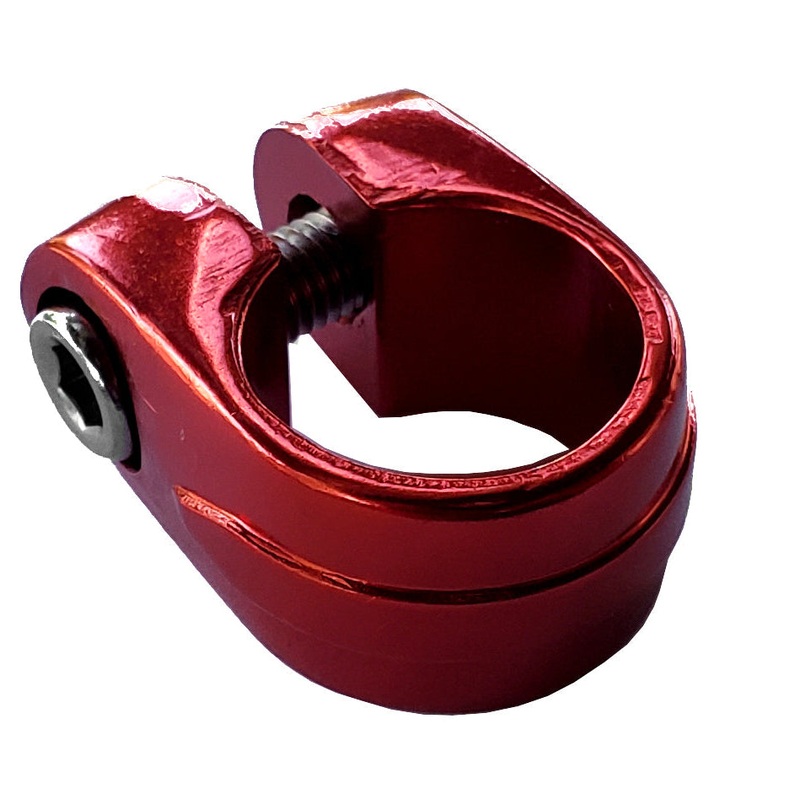 Suntour Style BMX Seat Post Clamp – 25.4mm – 1″ – Red