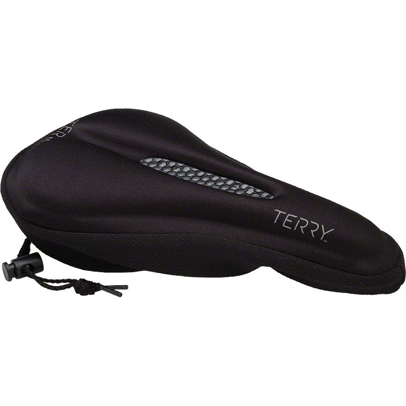 Terry Gel Saddle Cover: Black