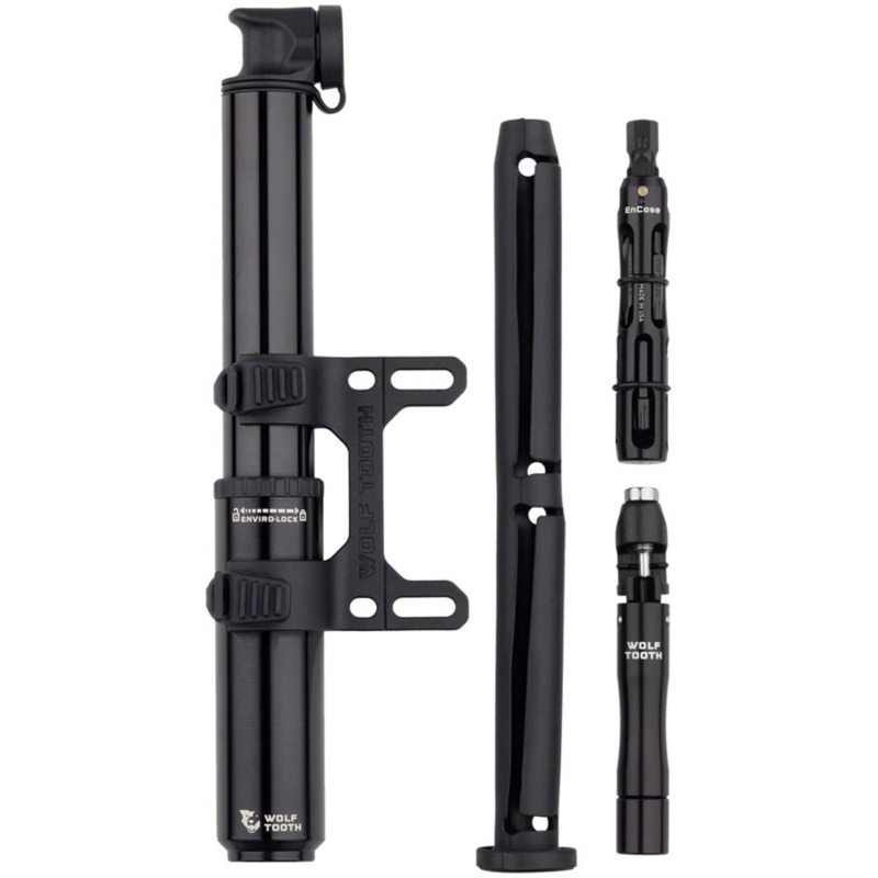 Wolf Tooth Encase Pump with Chain Tool and Tire Plug Tool – 85cc