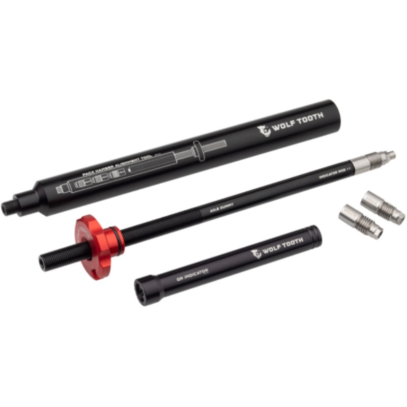 Wolf Tooth Pack Hanger Alignment Tool – Thru Axle & QR Kit
