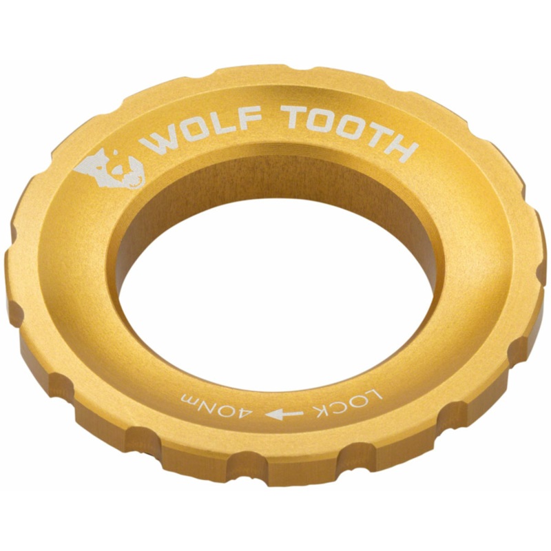 Wolf Tooth Wolf Tooth CenterLock Lockring – Gold