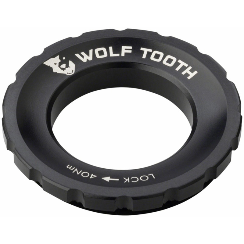 Wolf Tooth Wolf Tooth CenterLock Rotor Lockring – Black