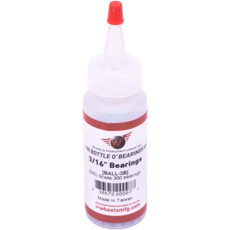 Wheels Manufacturing Wheels Manufacturing Grade 300 3/16″ Loose Ball Bearing: Bottle of 500