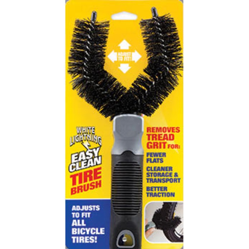 White Lightning Easy Clean Tire Brush