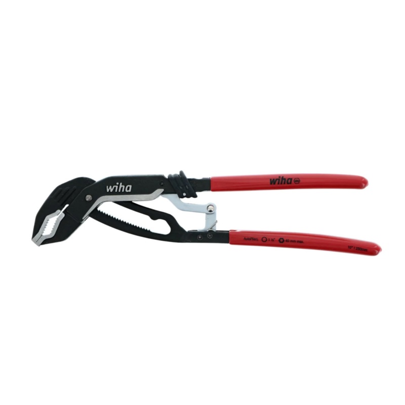 Wiha Tool Auto Grip V-Jaw Tongue and Groove Pliers 10-inch