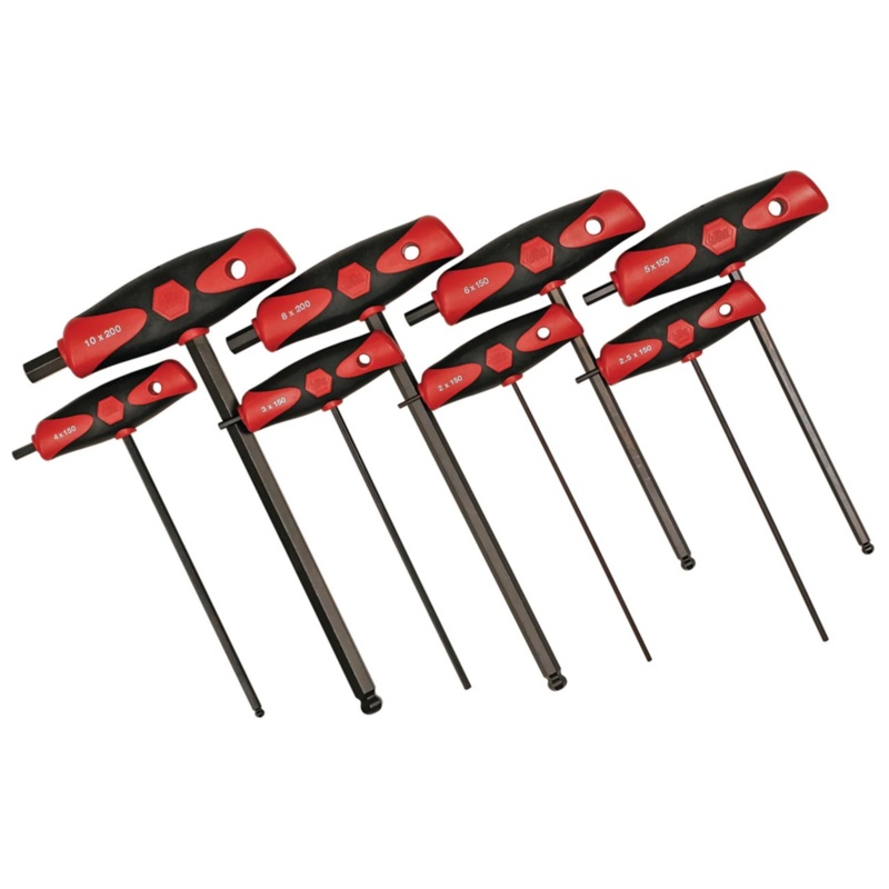 Wiha Tool Soft Grip Hex T-handle Set