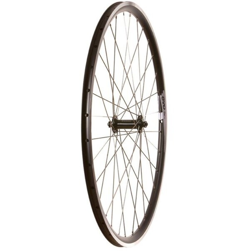 Wheel Shop Road – 700C – Evo Tour 16 Black/Stainless Front